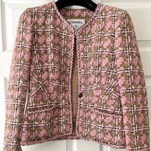 Chanel tweed jacket sz36